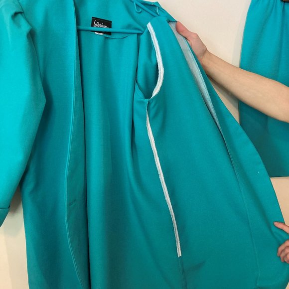 Vintage 1980"s Whirlaway Frock Matching Jacket & Skirt Set, Size 14. - Picture 6 of 6